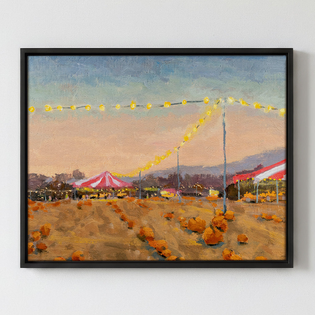 An Evening at the Pumpkin Patch - Gallery Canvas Print