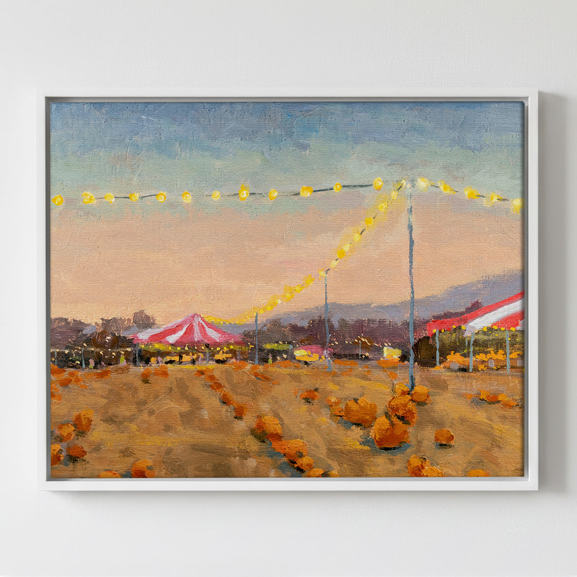 An Evening at the Pumpkin Patch - Gallery Canvas Print