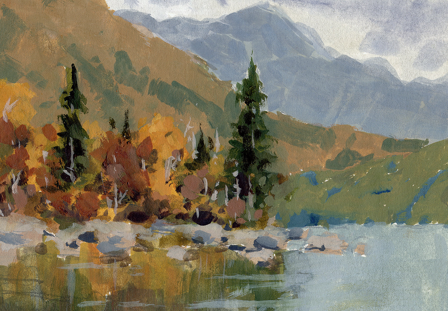 Ashen - Gallery Canvas Print