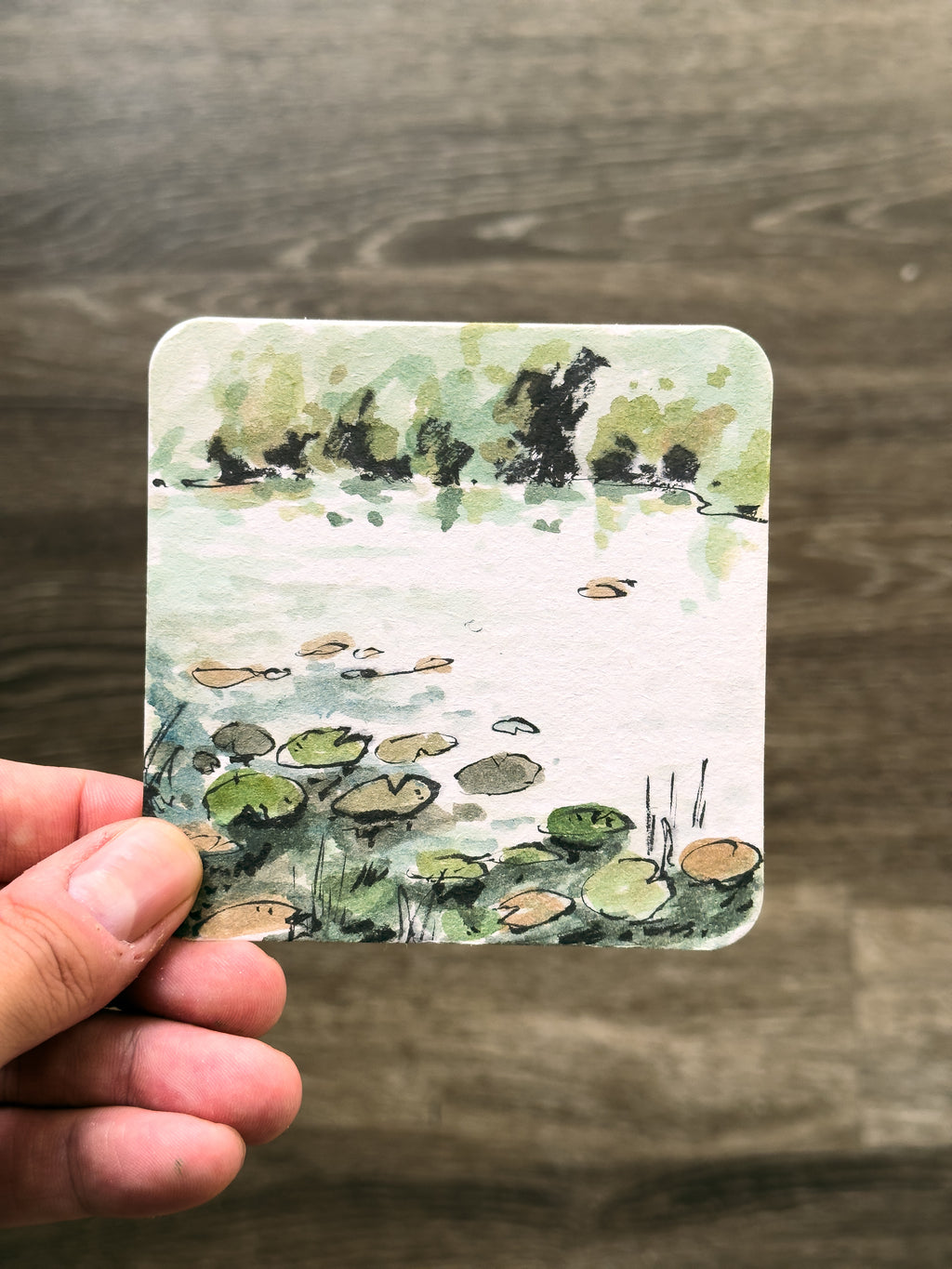 Paper Coaster Paintings