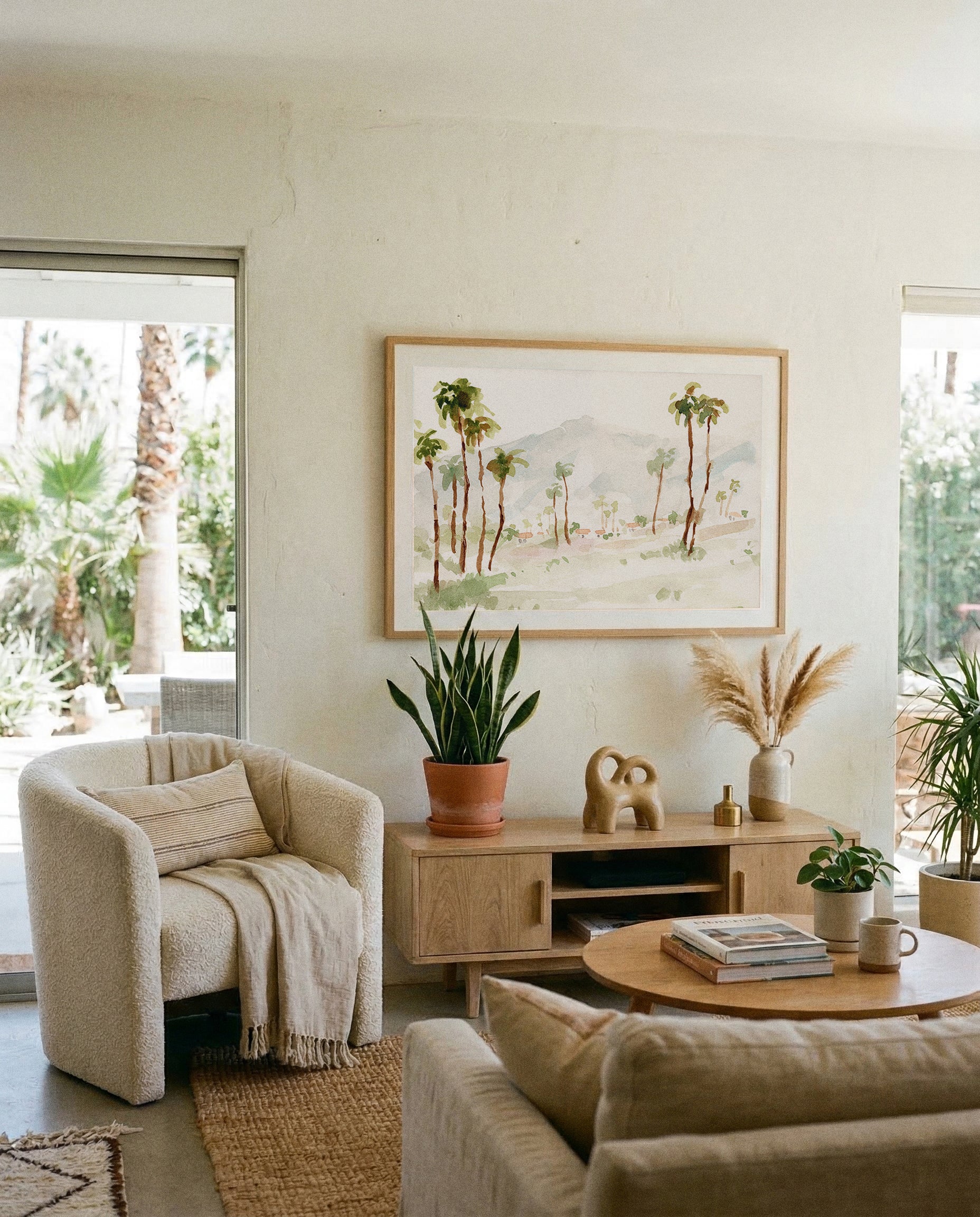 Palm Springs Pastels - Fine Art Paper Print