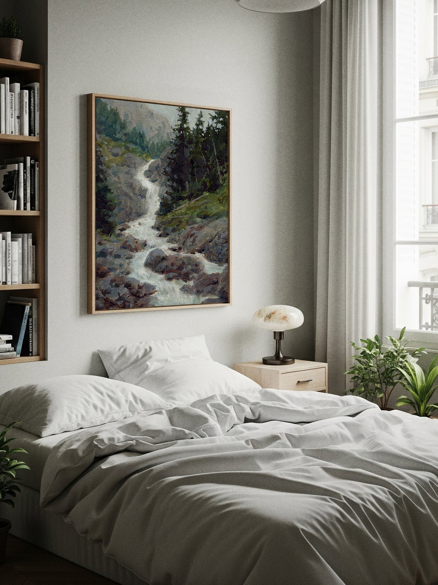 Stone and Spray - Gallery Canvas Print