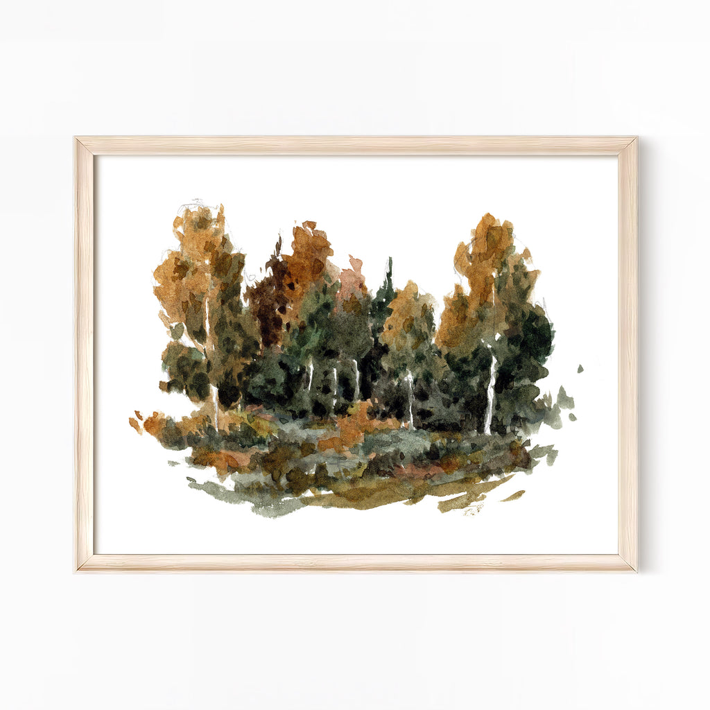 Forest Study 2 - Art Print