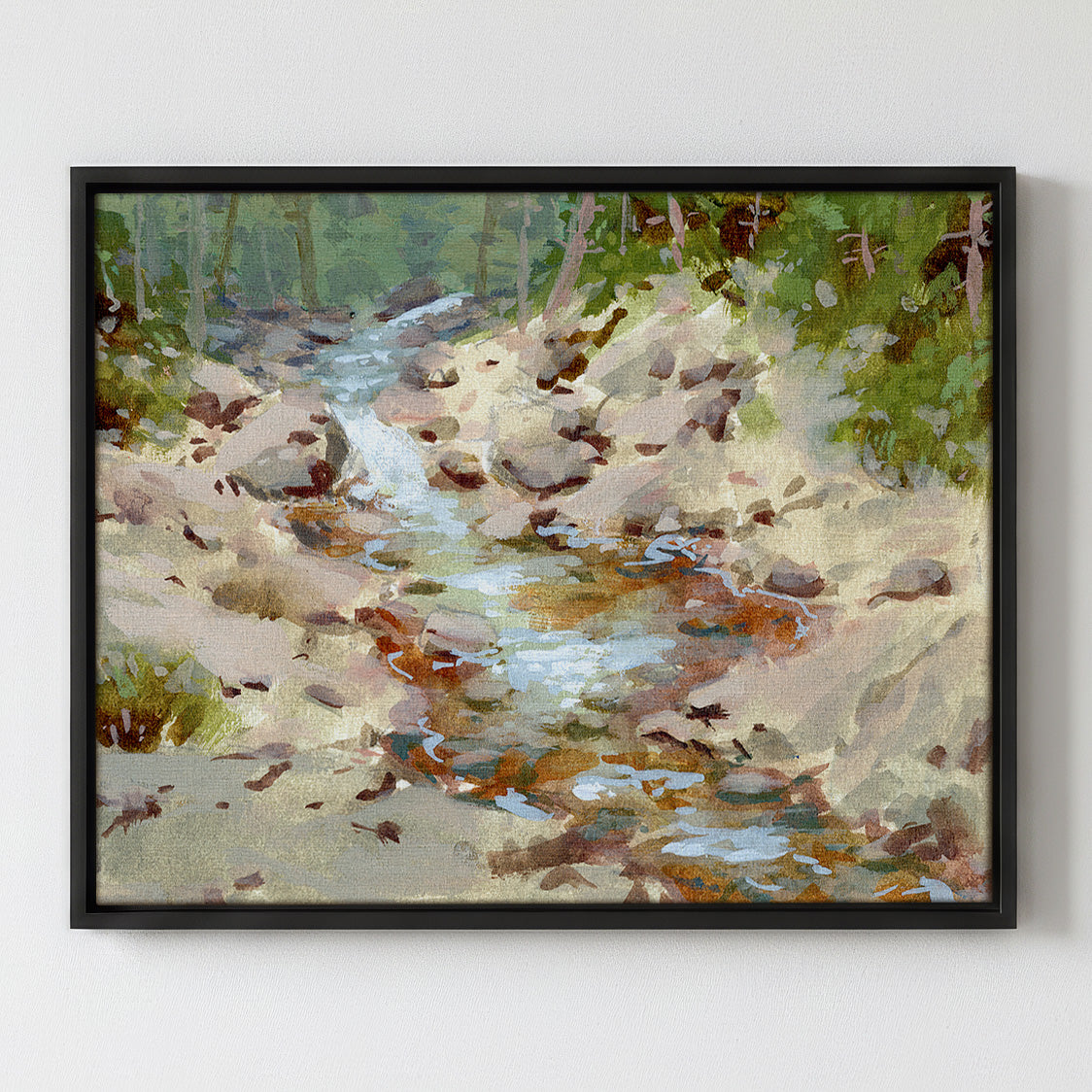 Forest Creek Study - Gallery Canvas Print