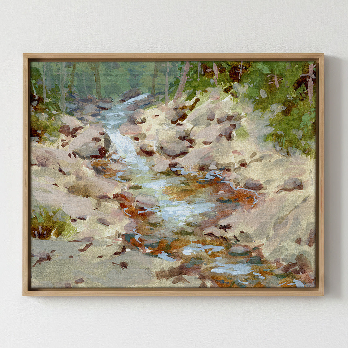 Forest Creek Study - Gallery Canvas Print
