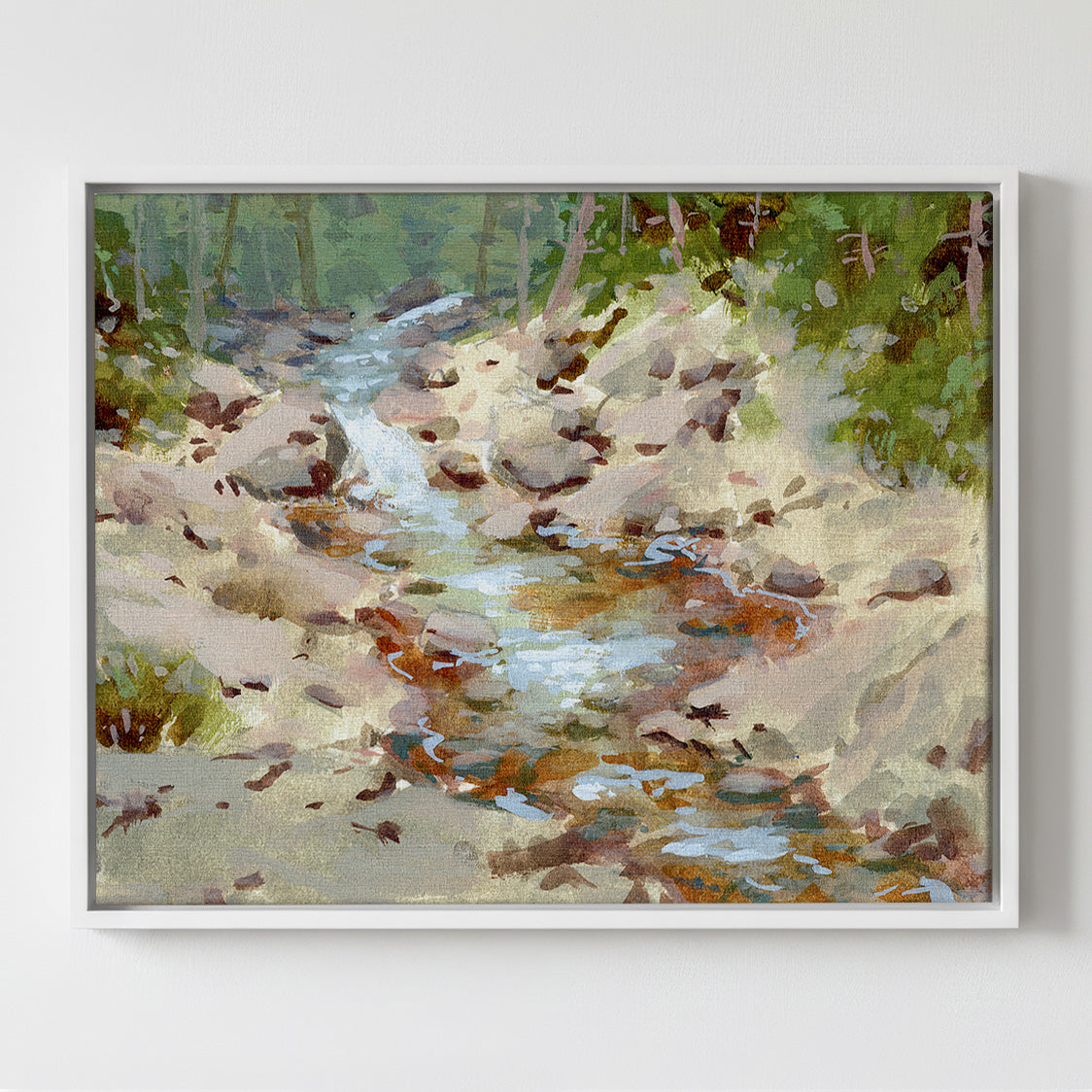 Forest Creek Study - Gallery Canvas Print