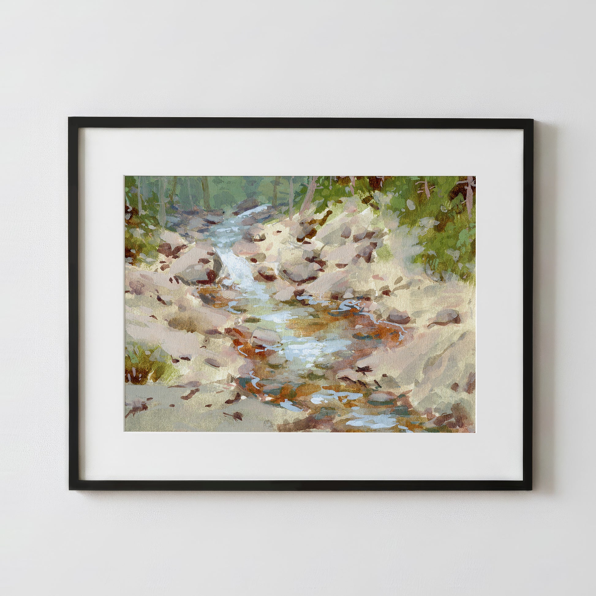 Forest Creek Study - Fine Art Paper Print