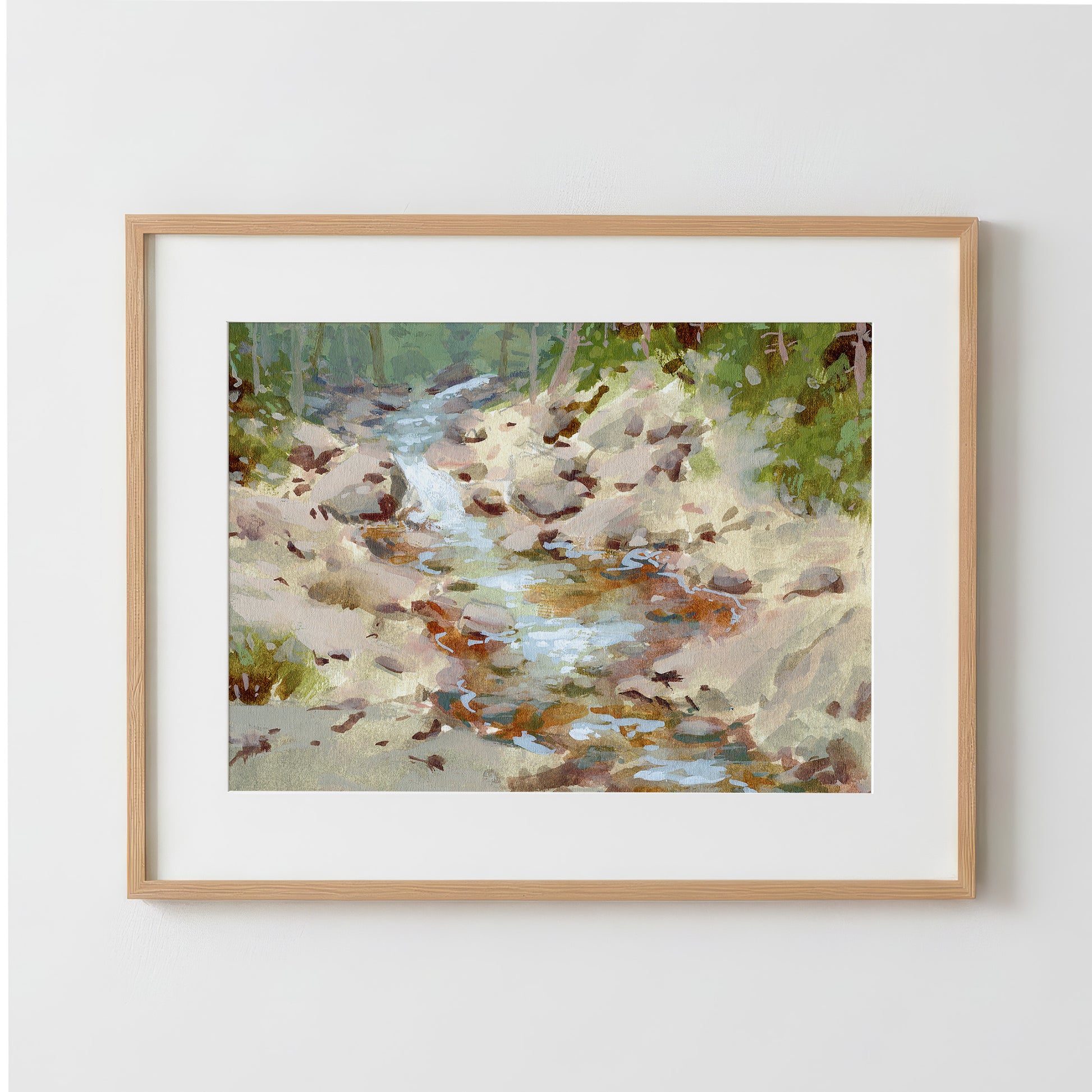 Forest Creek Study - Fine Art Paper Print