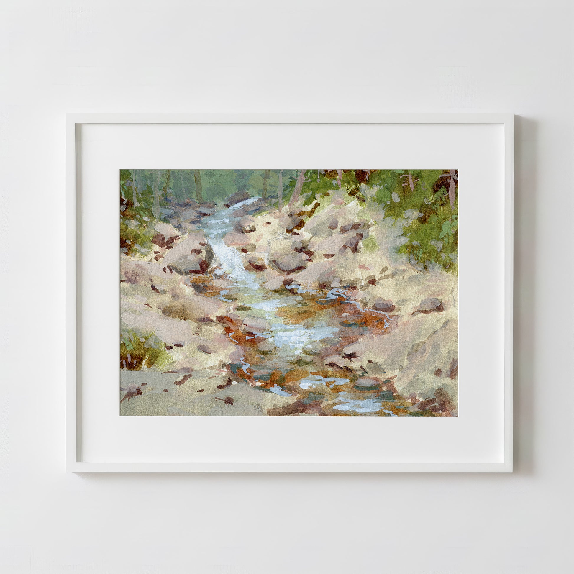 Forest Creek Study - Fine Art Paper Print