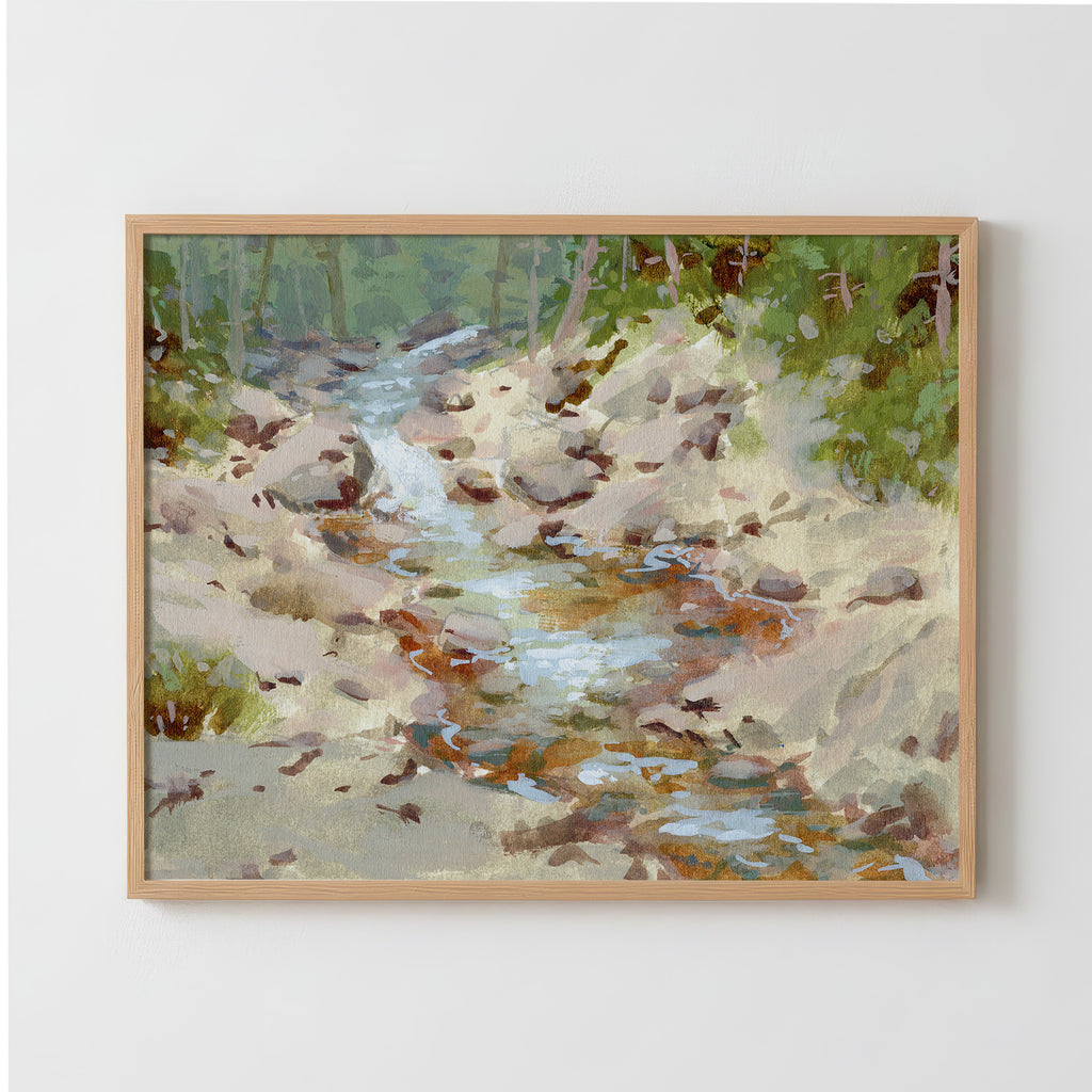 Forest Creek Study - Fine Art Paper Print