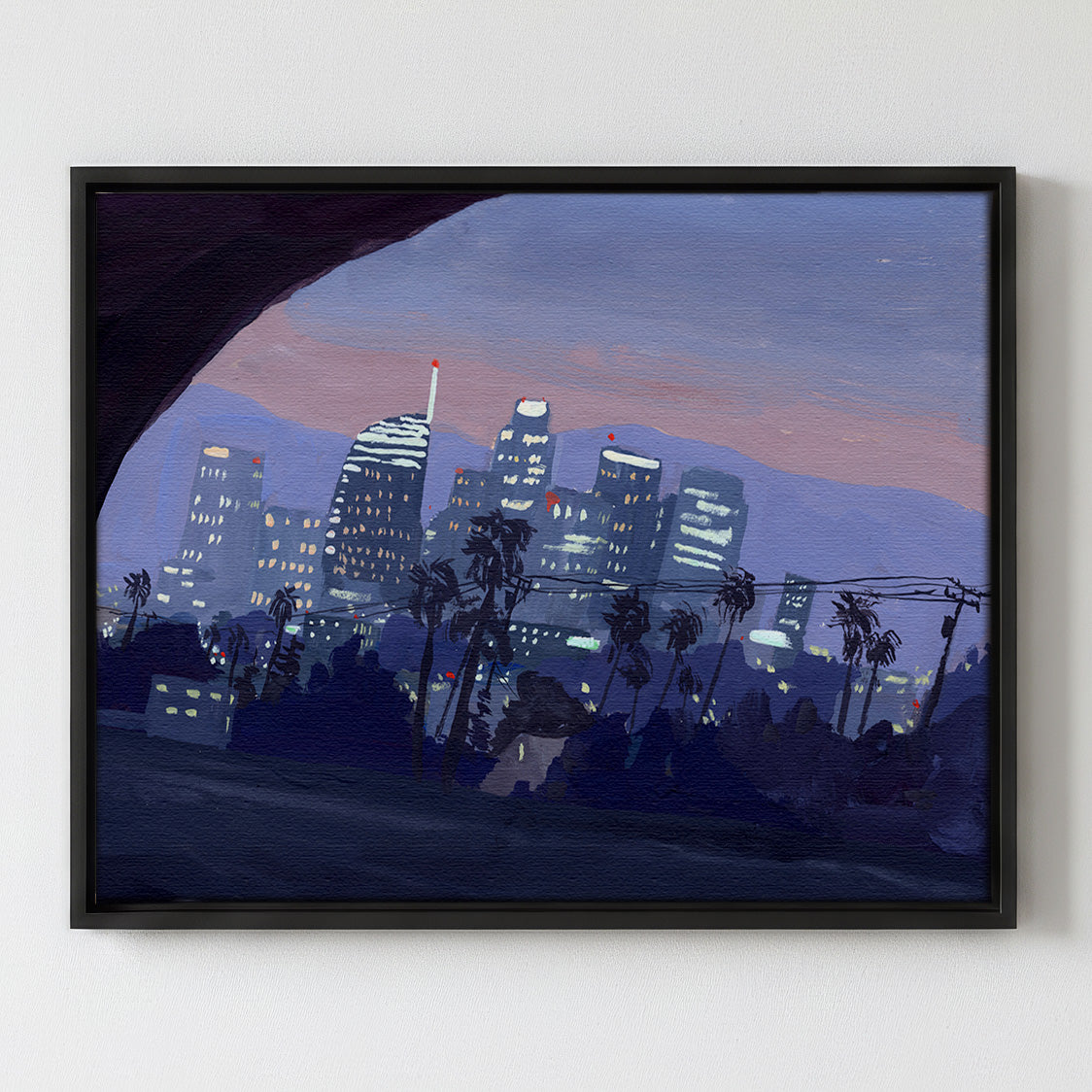 LA Blues - Gallery Canvas Print