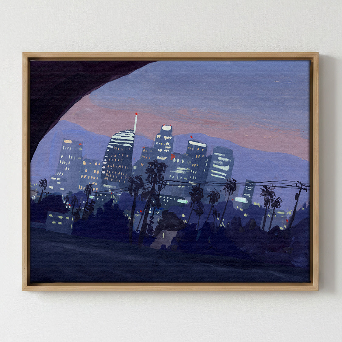 LA Blues - Gallery Canvas Print