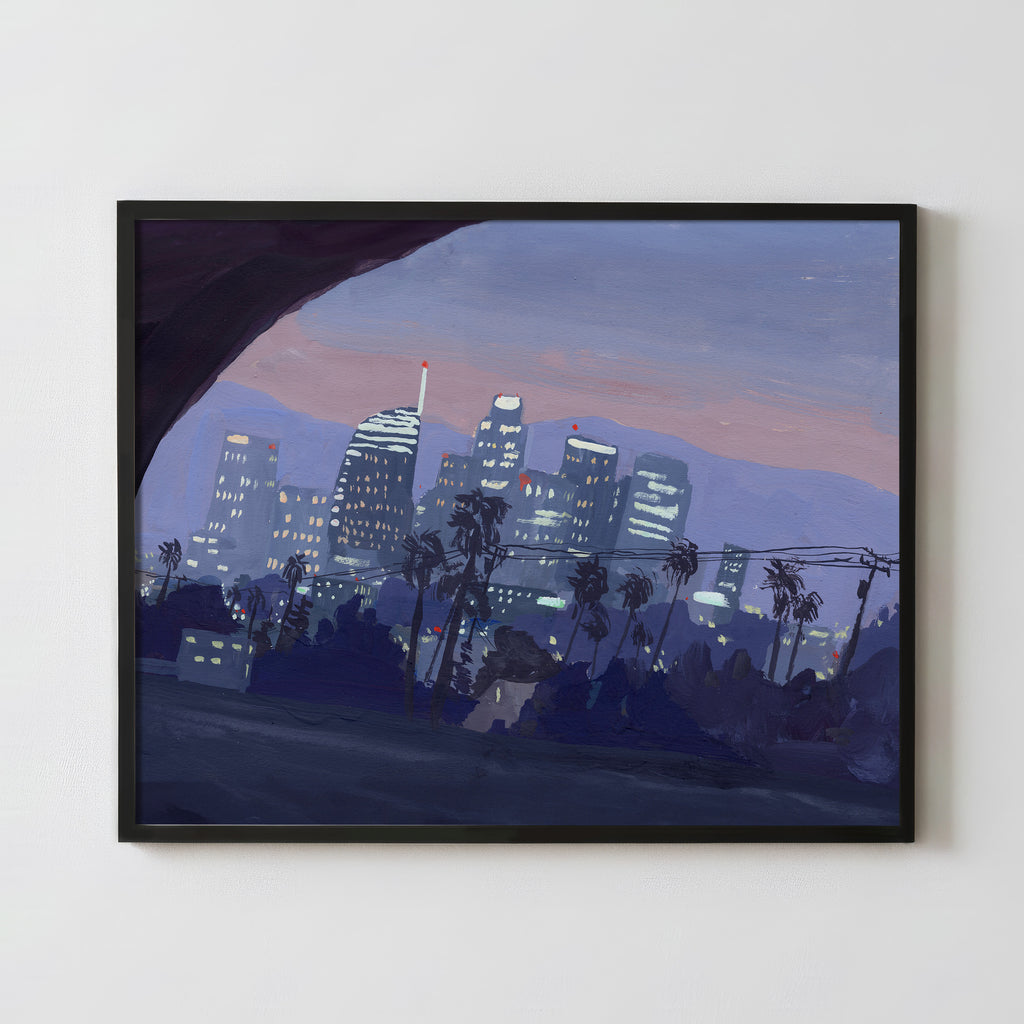 LA Blues - Fine Art Paper Print