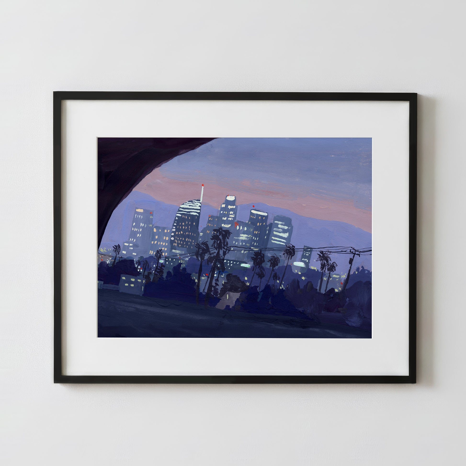 LA Blues - Fine Art Paper Print