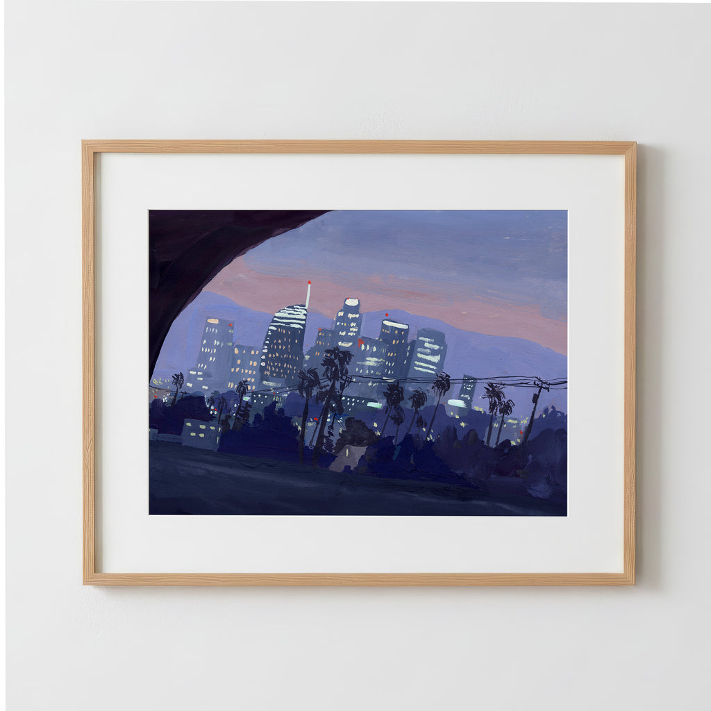 LA Blues - Fine Art Paper Print