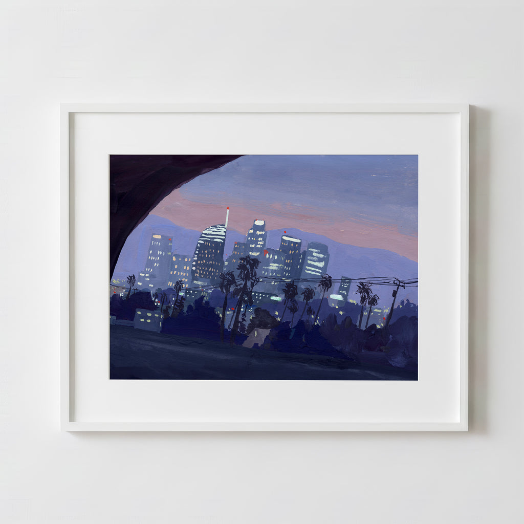 LA Blues - Fine Art Paper Print