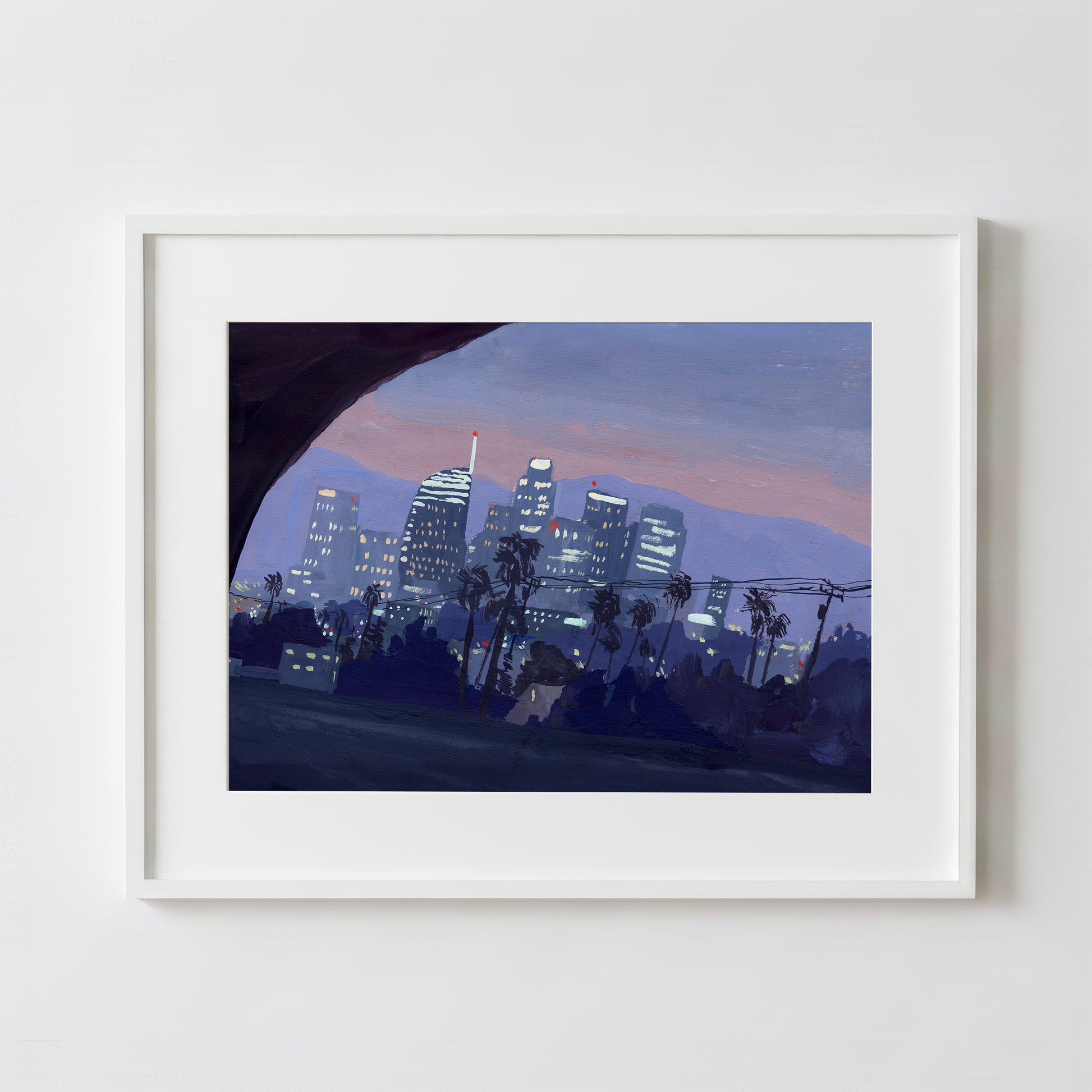 LA Blues - Fine Art Paper Print