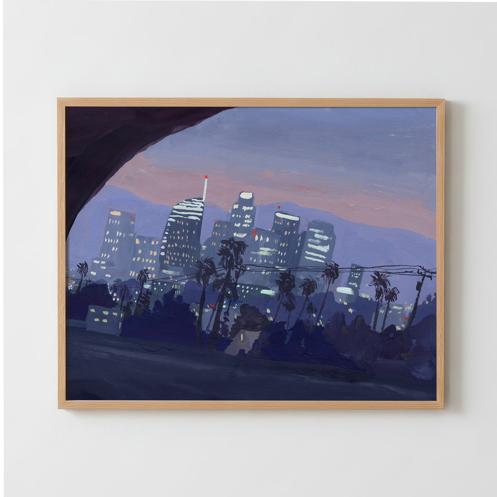 LA Blues - Fine Art Paper Print