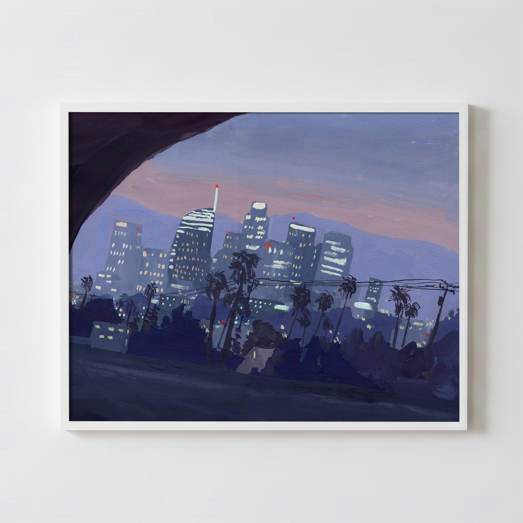 LA Blues - Fine Art Paper Print