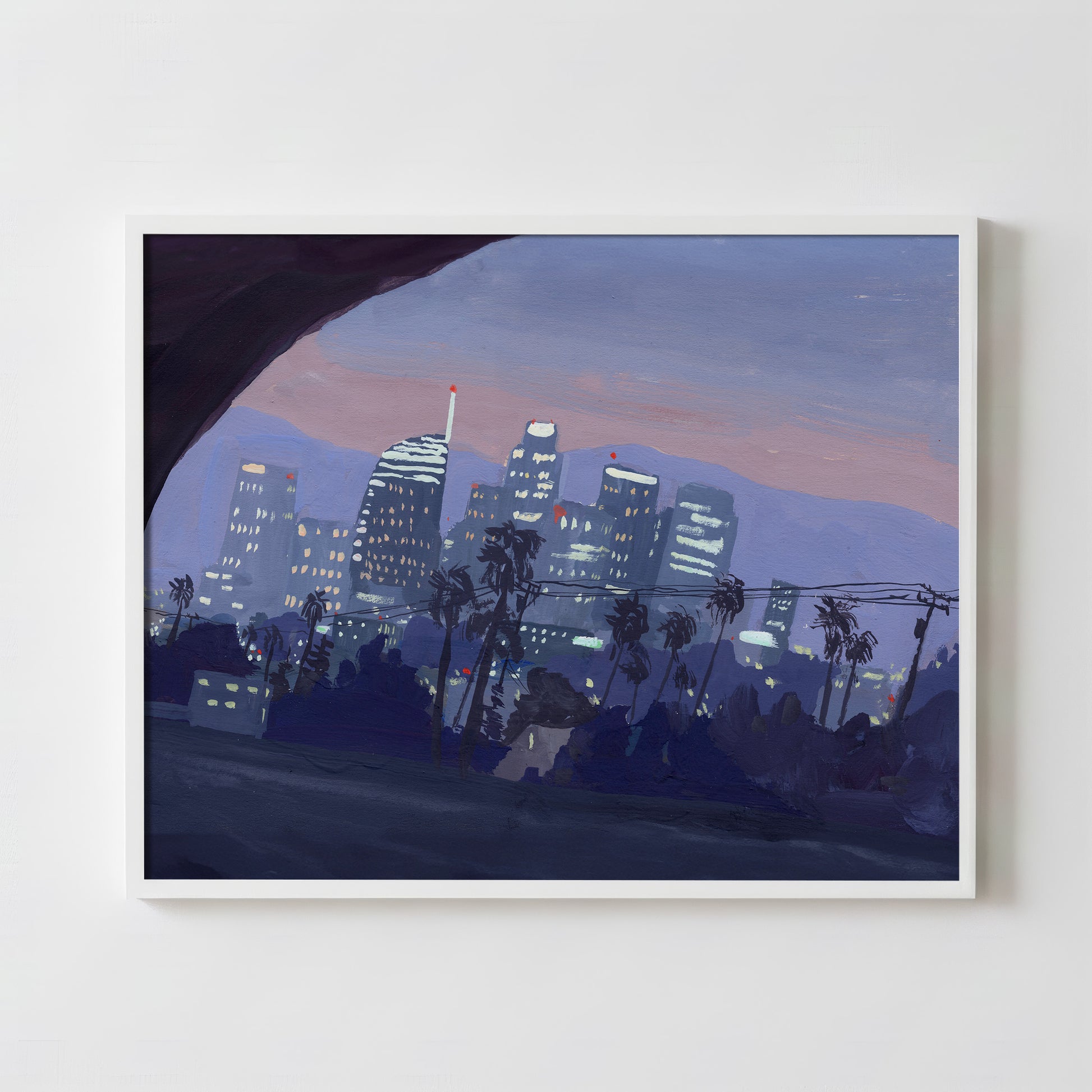 LA Blues - Fine Art Paper Print