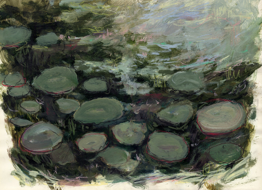 Water Lilies I - Art Print