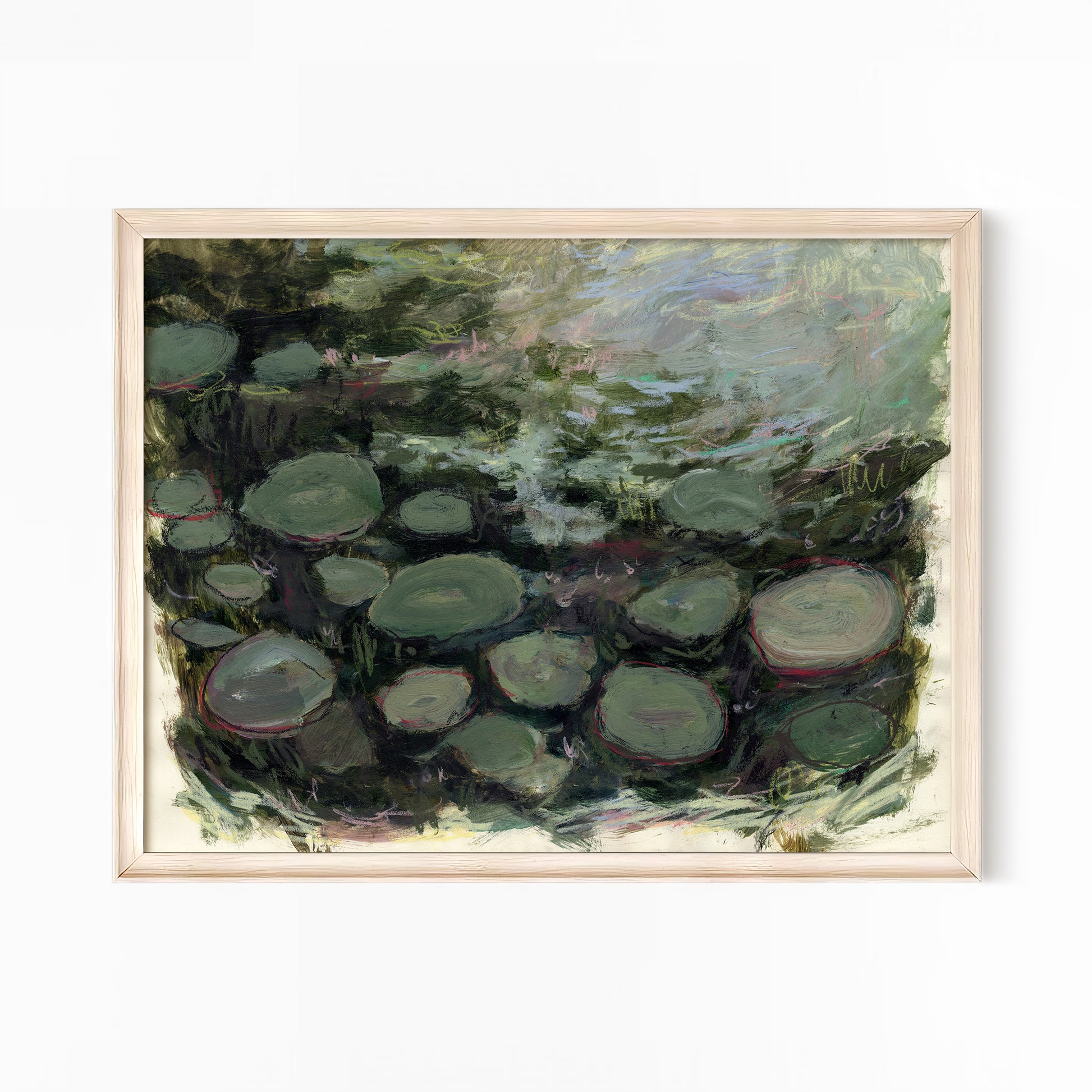 Water Lilies I - Art Print