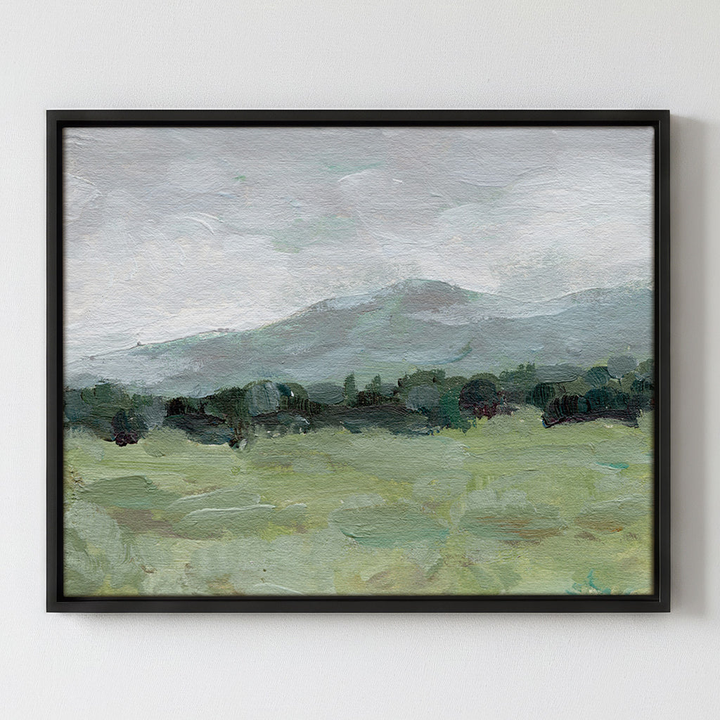 Misty Countryside - Gallery Canvas Print