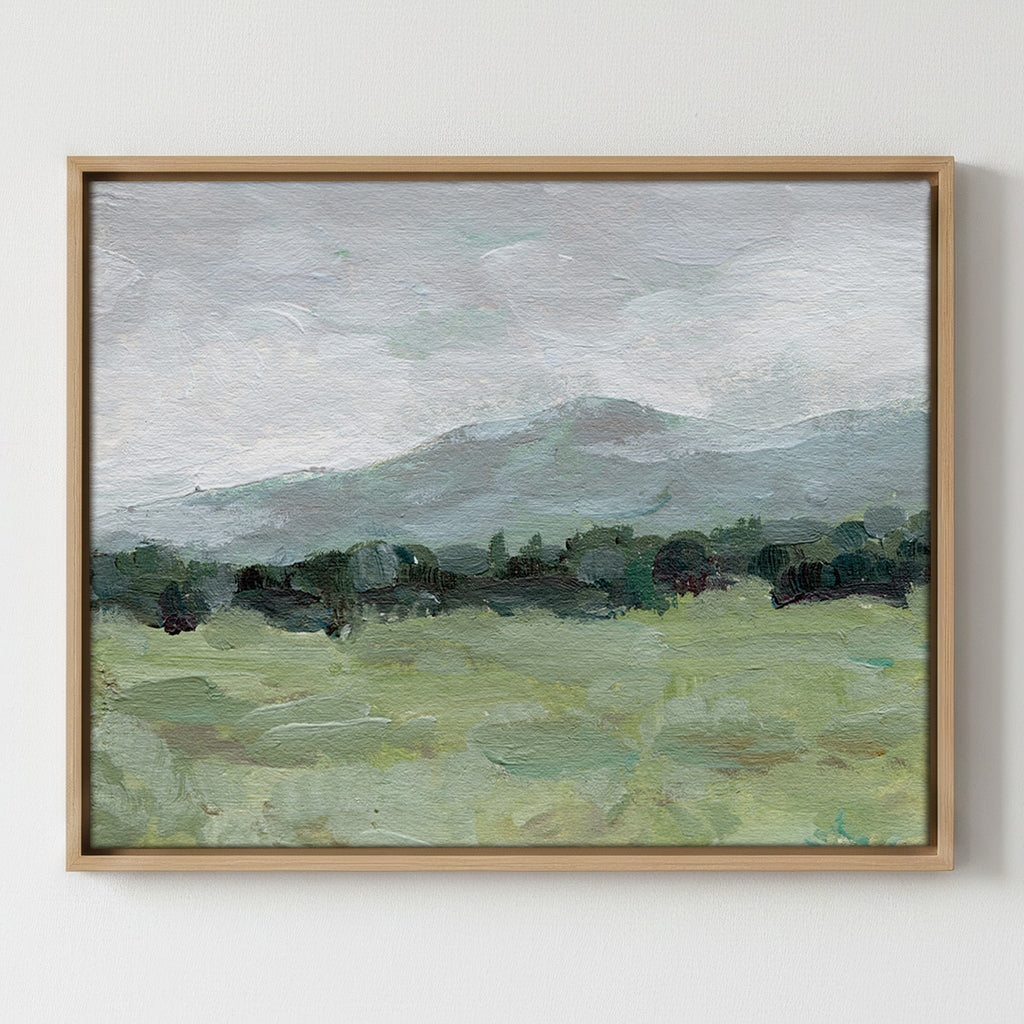 Misty Countryside - Gallery Canvas Print