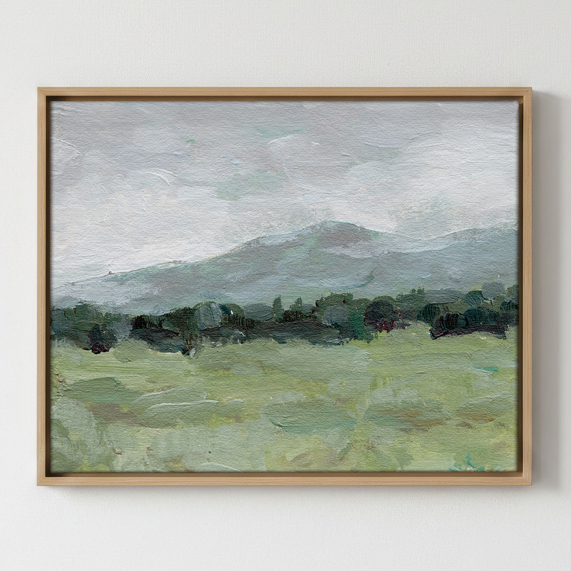Misty Countryside - Gallery Canvas Print