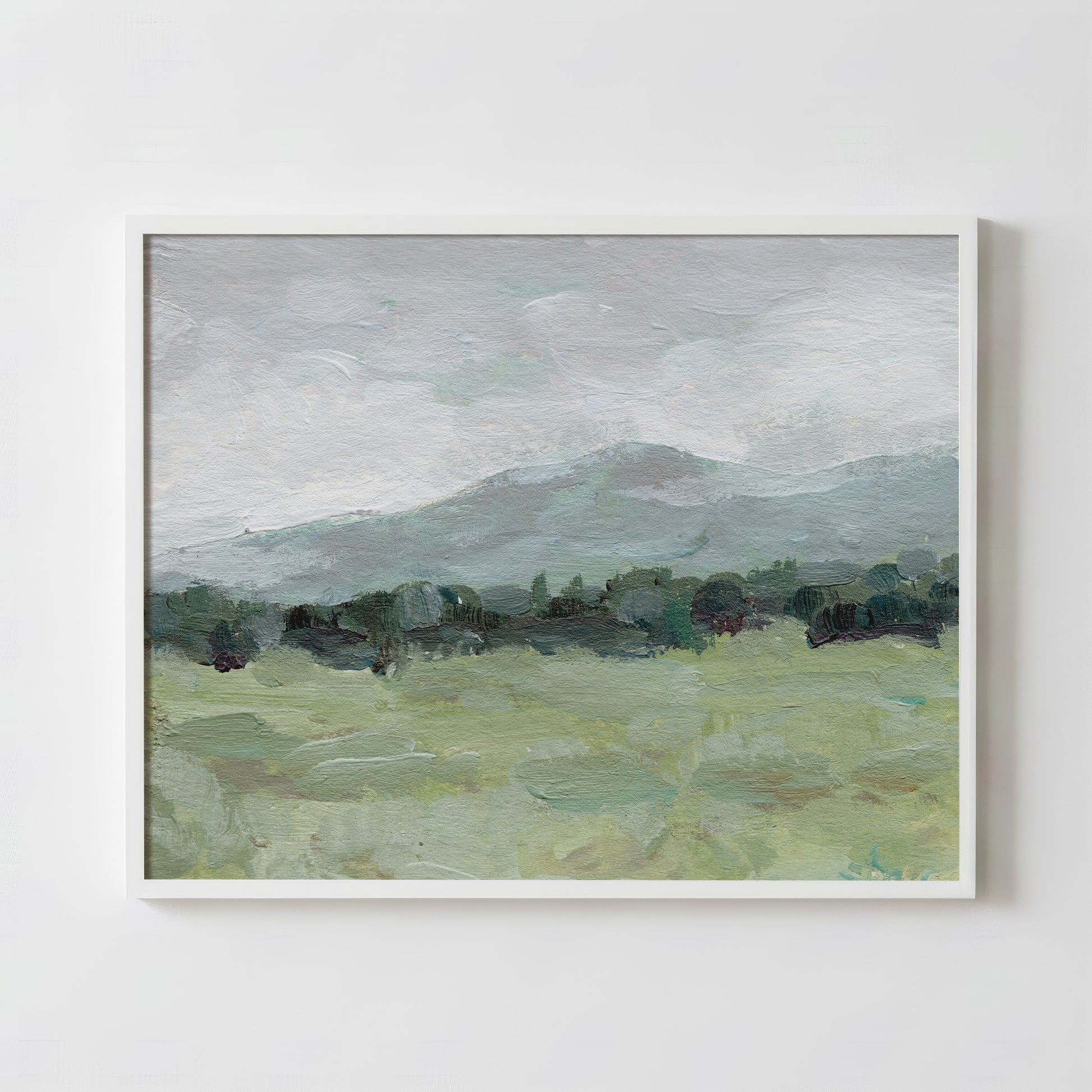 Misty Countryside - Fine Art Paper Print