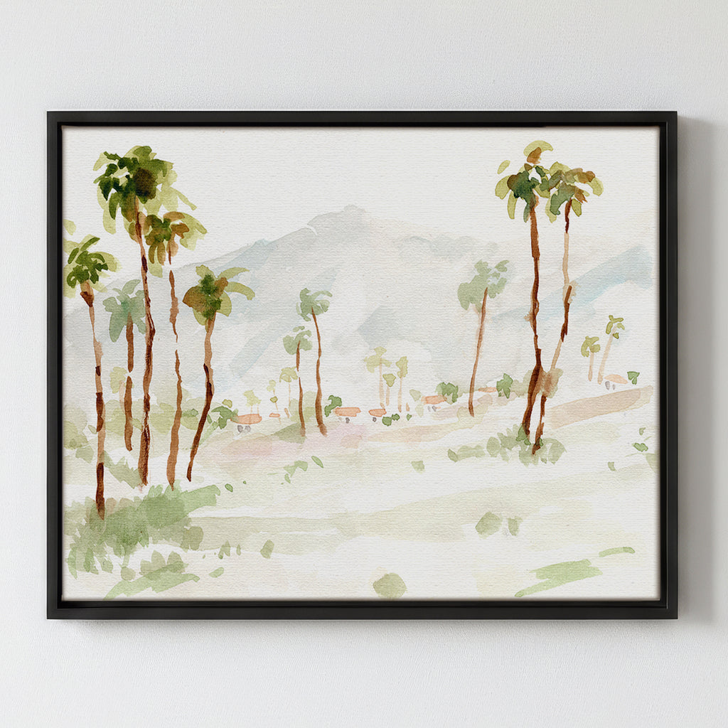 Palm Springs Pastels - Gallery Canvas Print