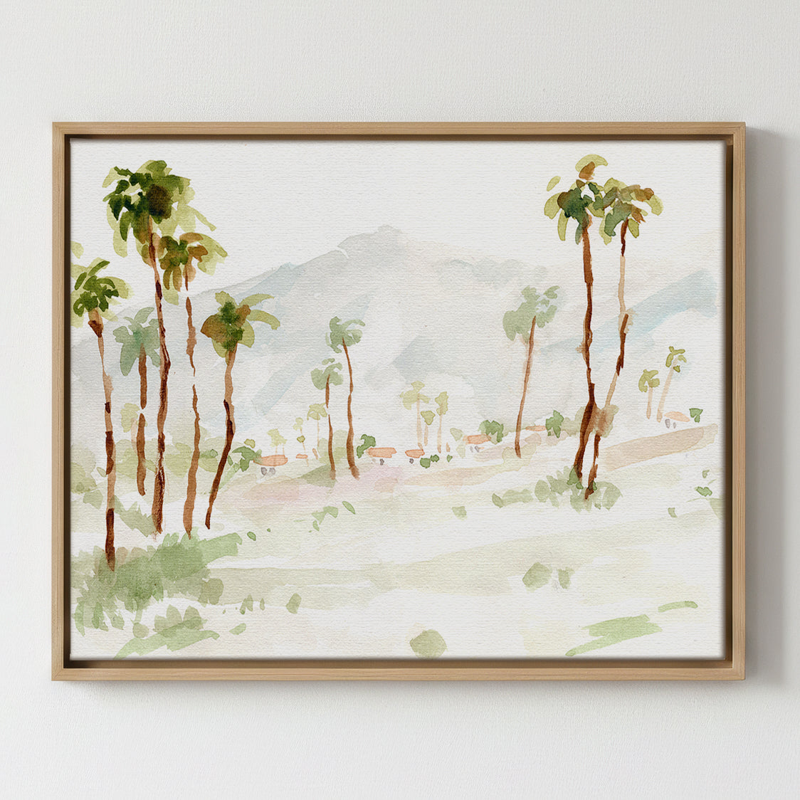 Palm Springs Pastels - Gallery Canvas Print