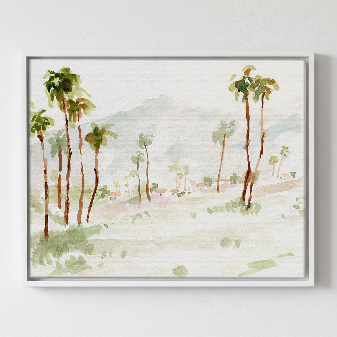 Palm Springs Pastels - Gallery Canvas Print