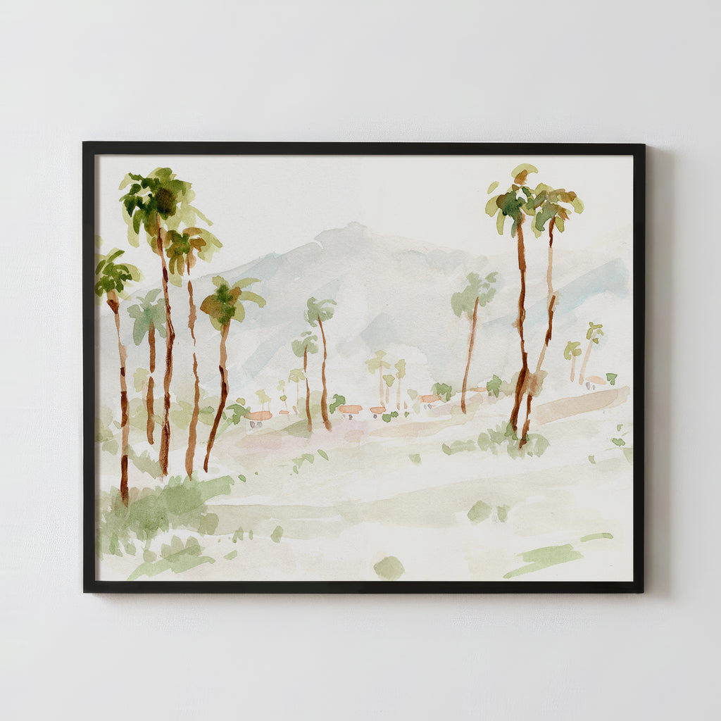 Palm Springs Pastels - Fine Art Paper Print