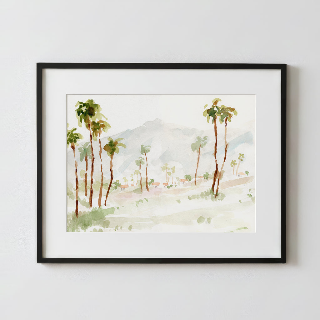 Palm Springs Pastels - Fine Art Paper Print