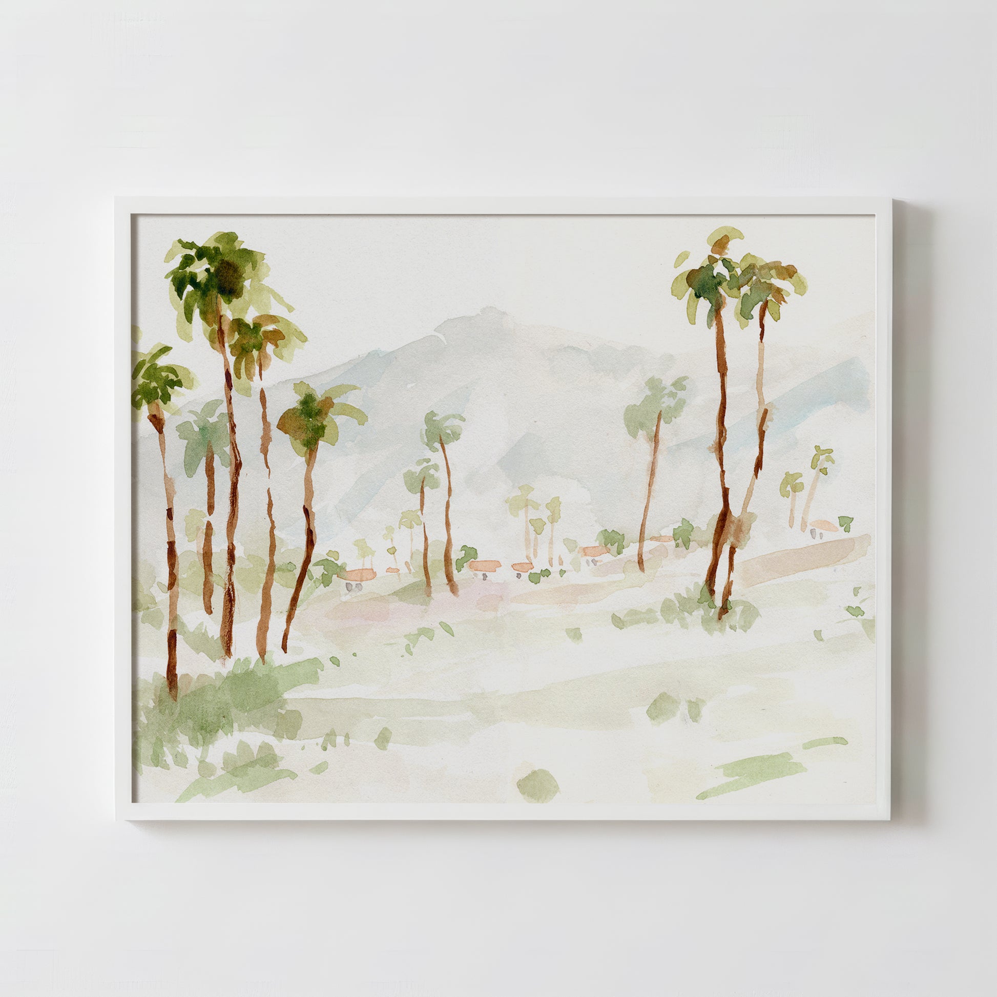 Palm Springs Pastels - Fine Art Paper Print