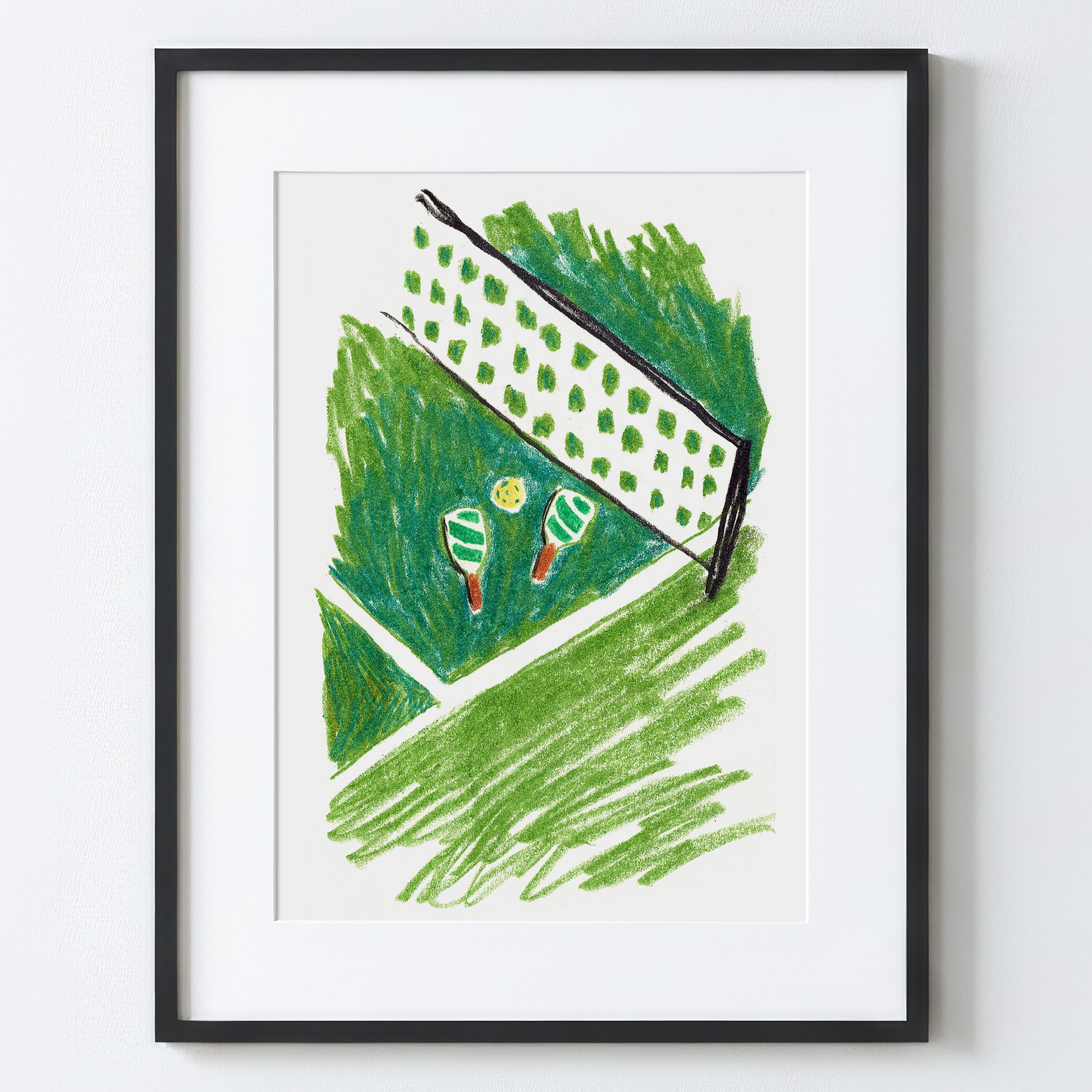 Pickleball Court - Fine Art Paper Print