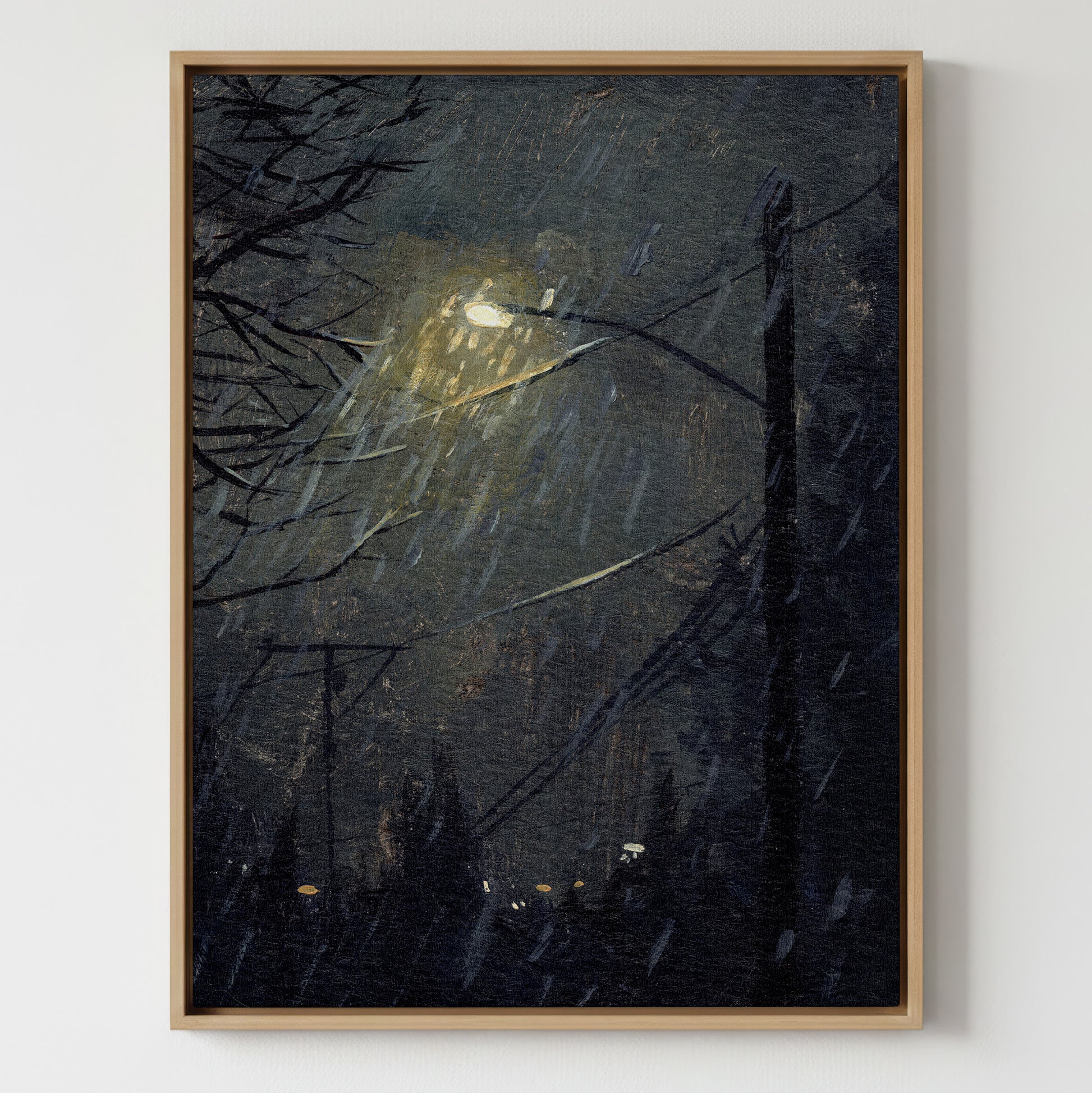 Rainy Night - Gallery Canvas Print