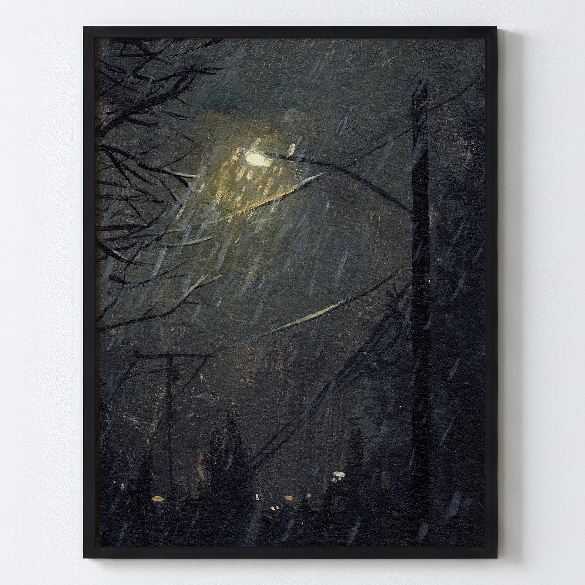 Rainy Night - Fine Art Paper Print