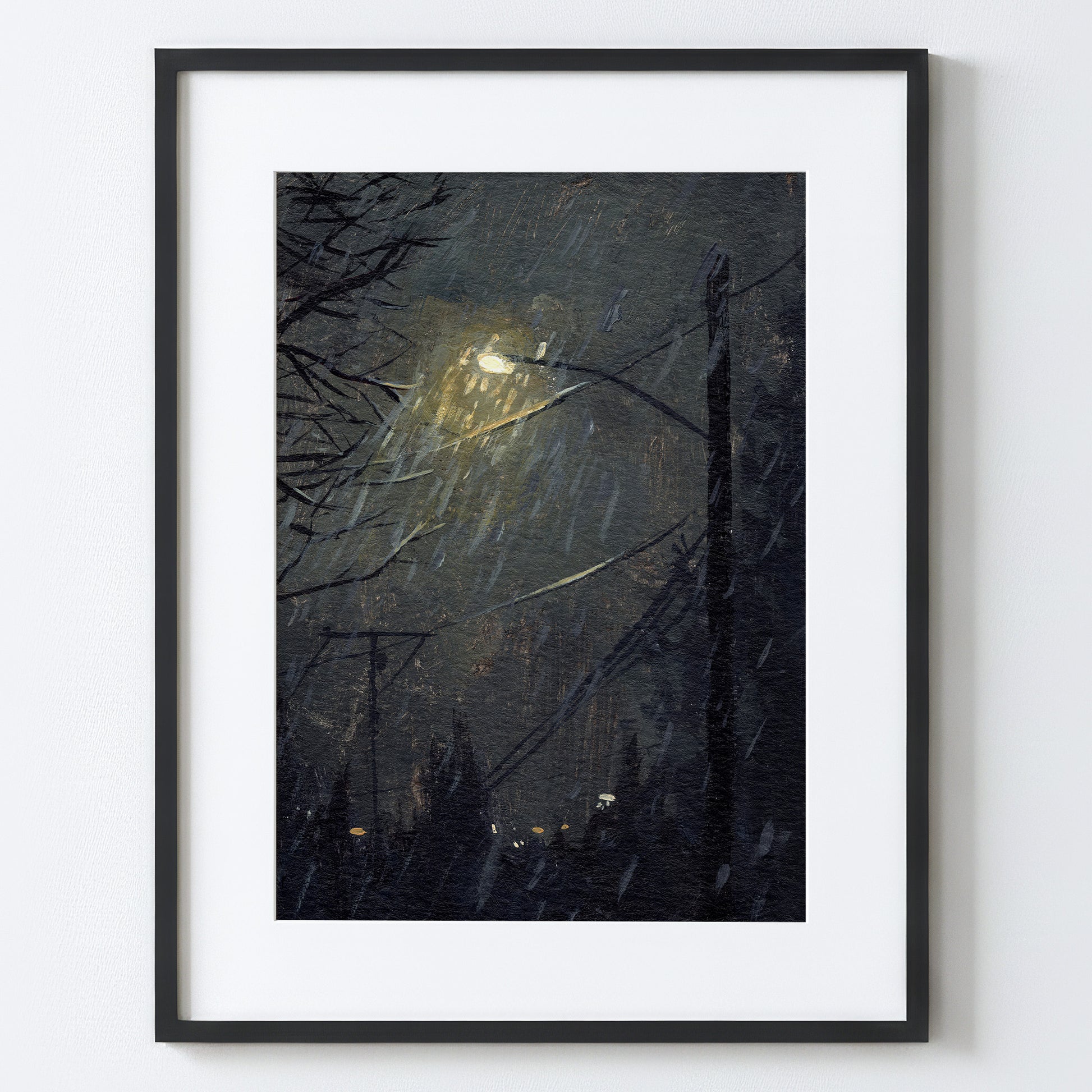 Rainy Night - Fine Art Paper Print
