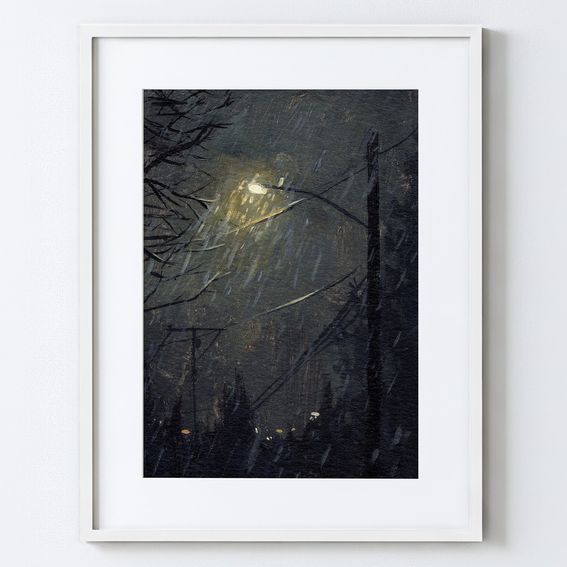 Rainy Night - Fine Art Paper Print