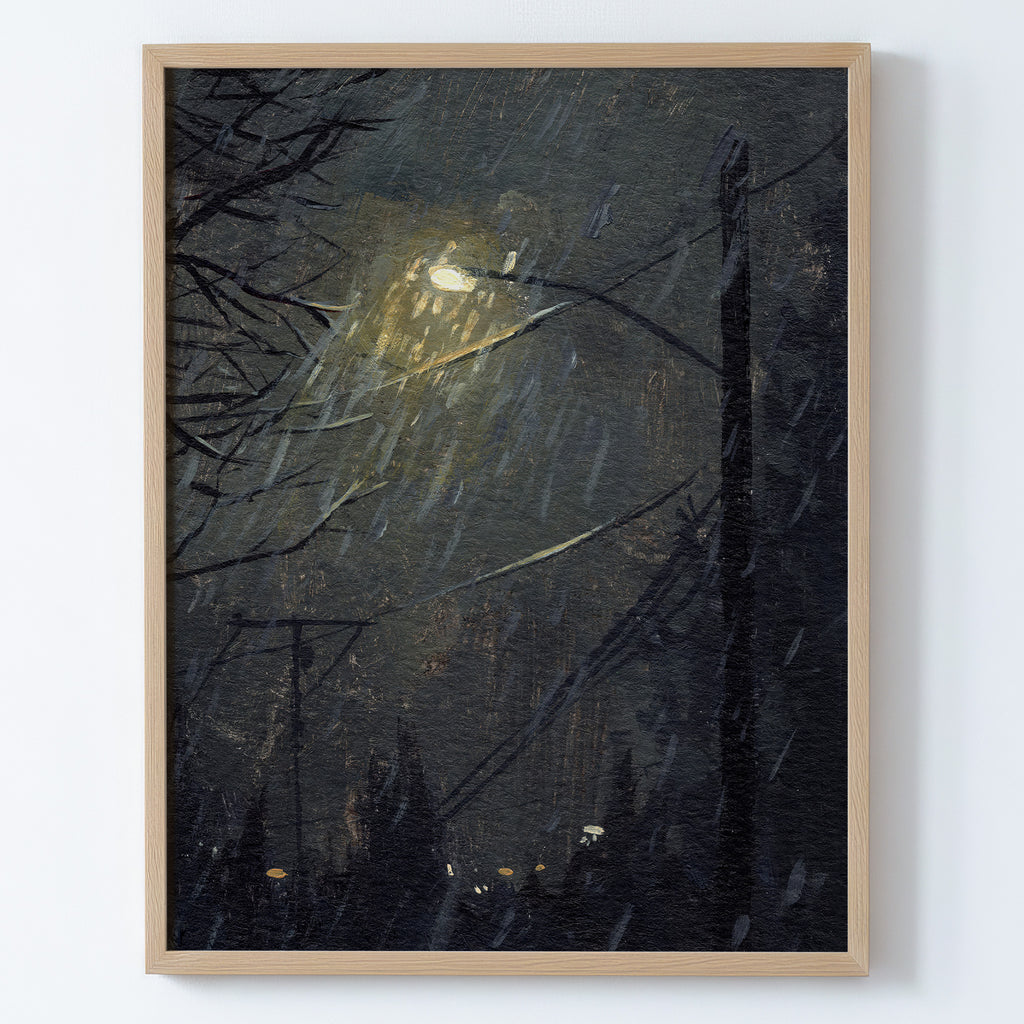 Rainy Night - Fine Art Paper Print