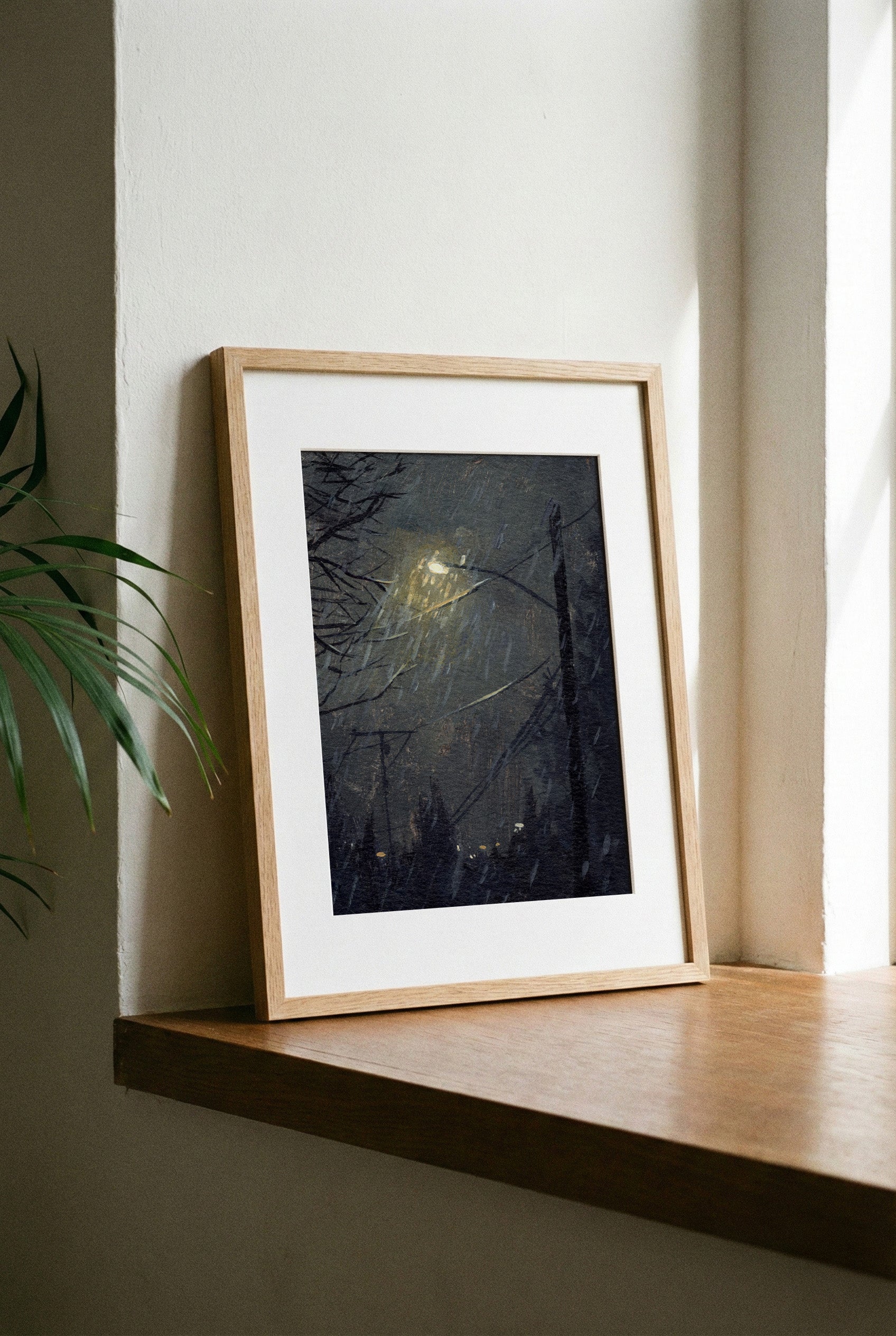 Rainy Night - Fine Art Paper Print