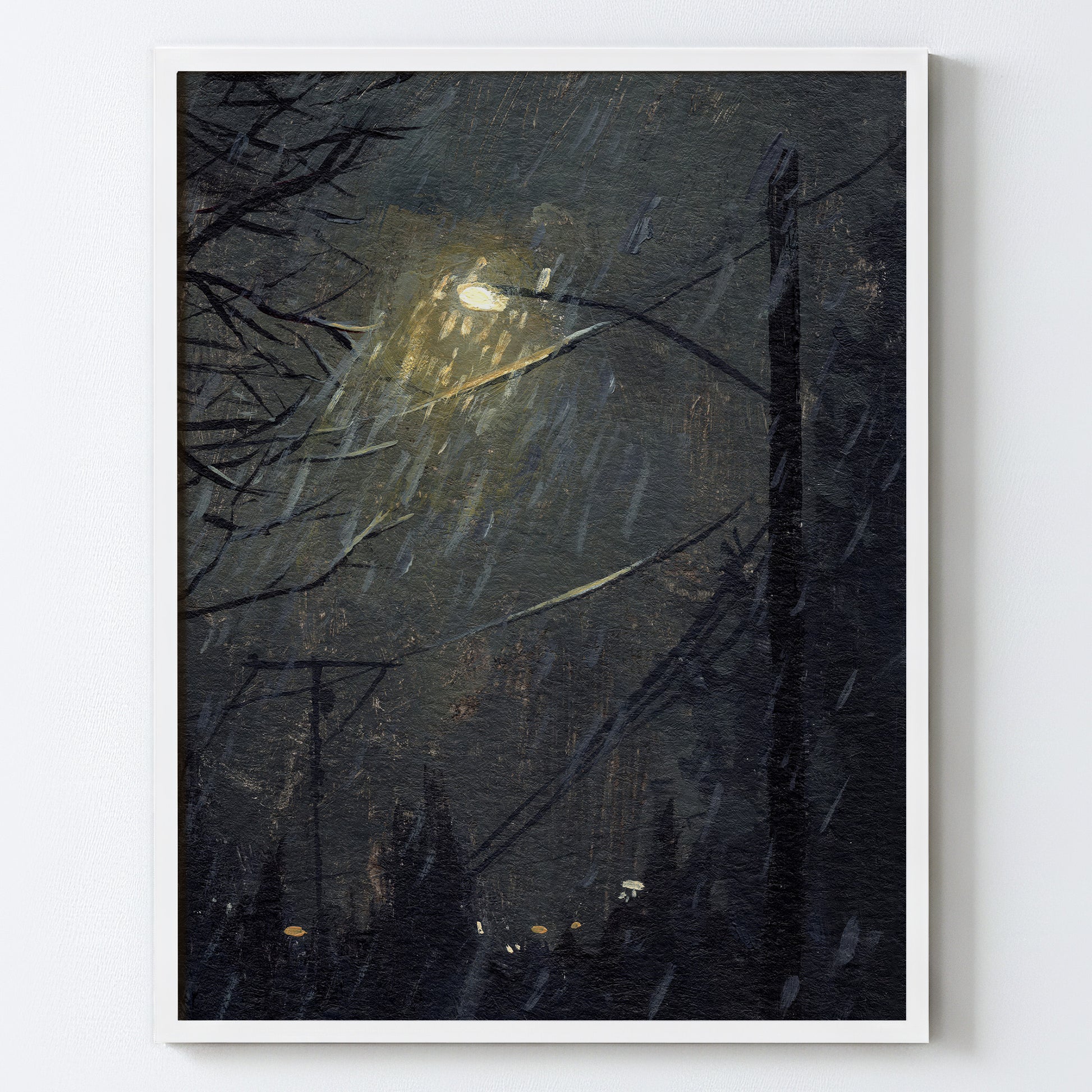 Rainy Night - Fine Art Paper Print