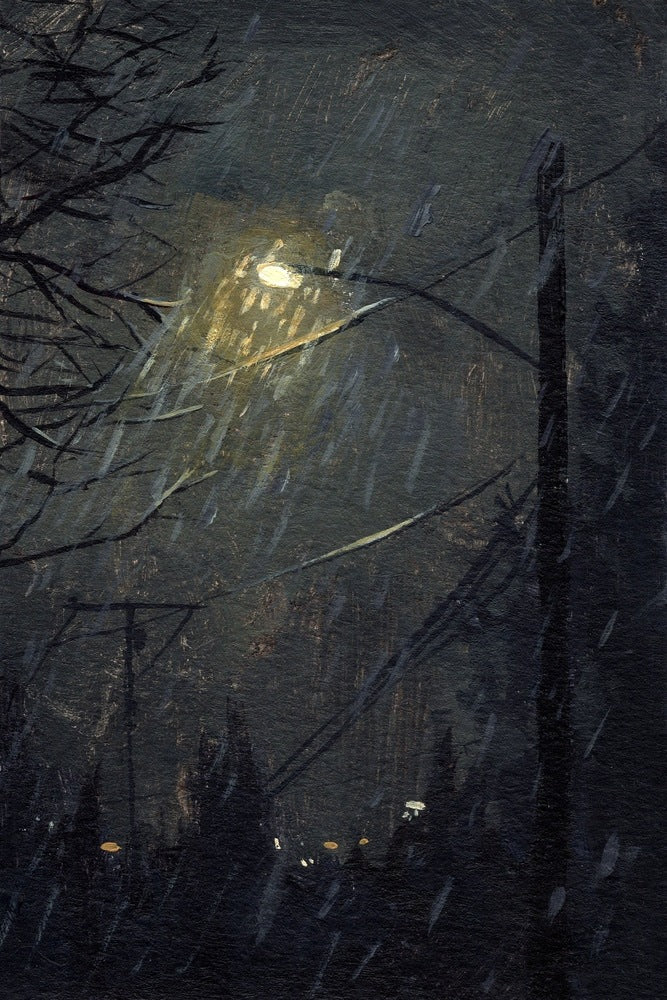 Rainy Night - Gallery Canvas Print