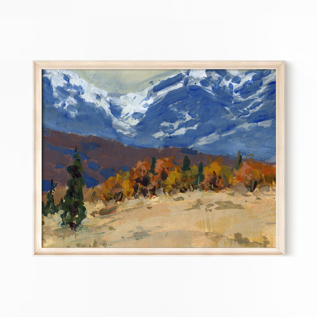 Autumn Blues - Art Print
