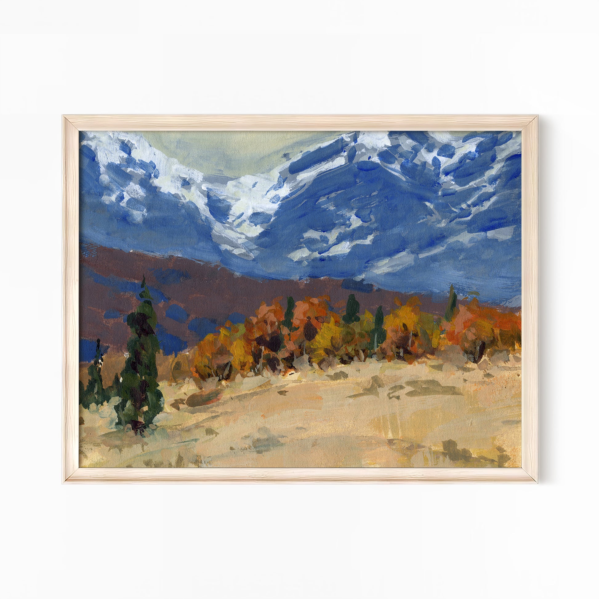 Autumn Blues - Art Print