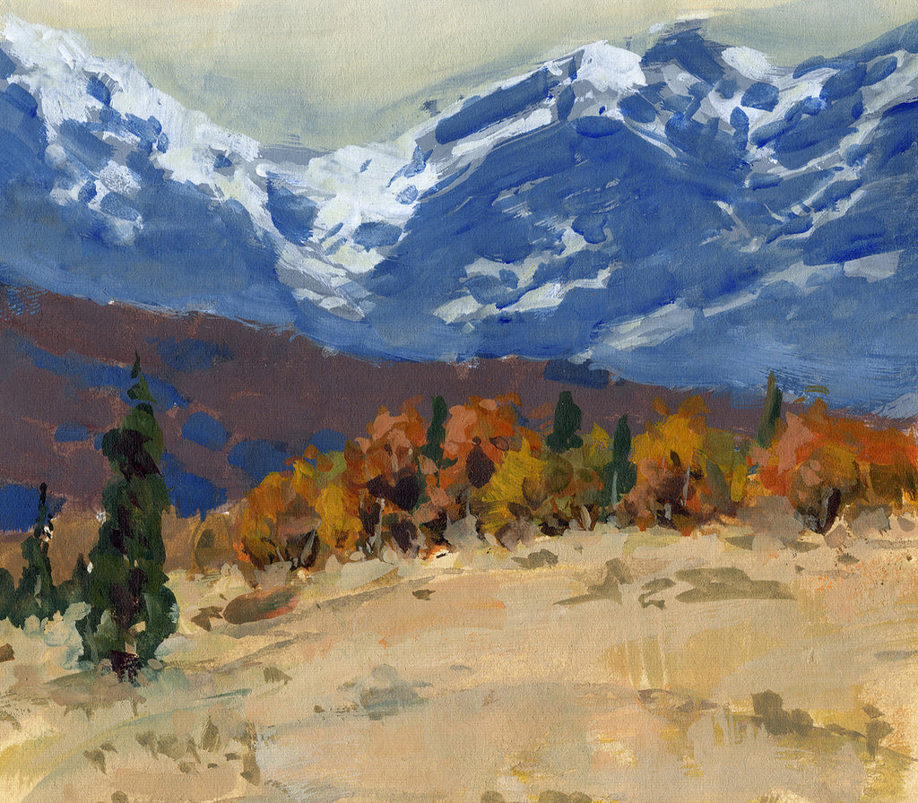 Autumn Blues - Fine Art Paper Print