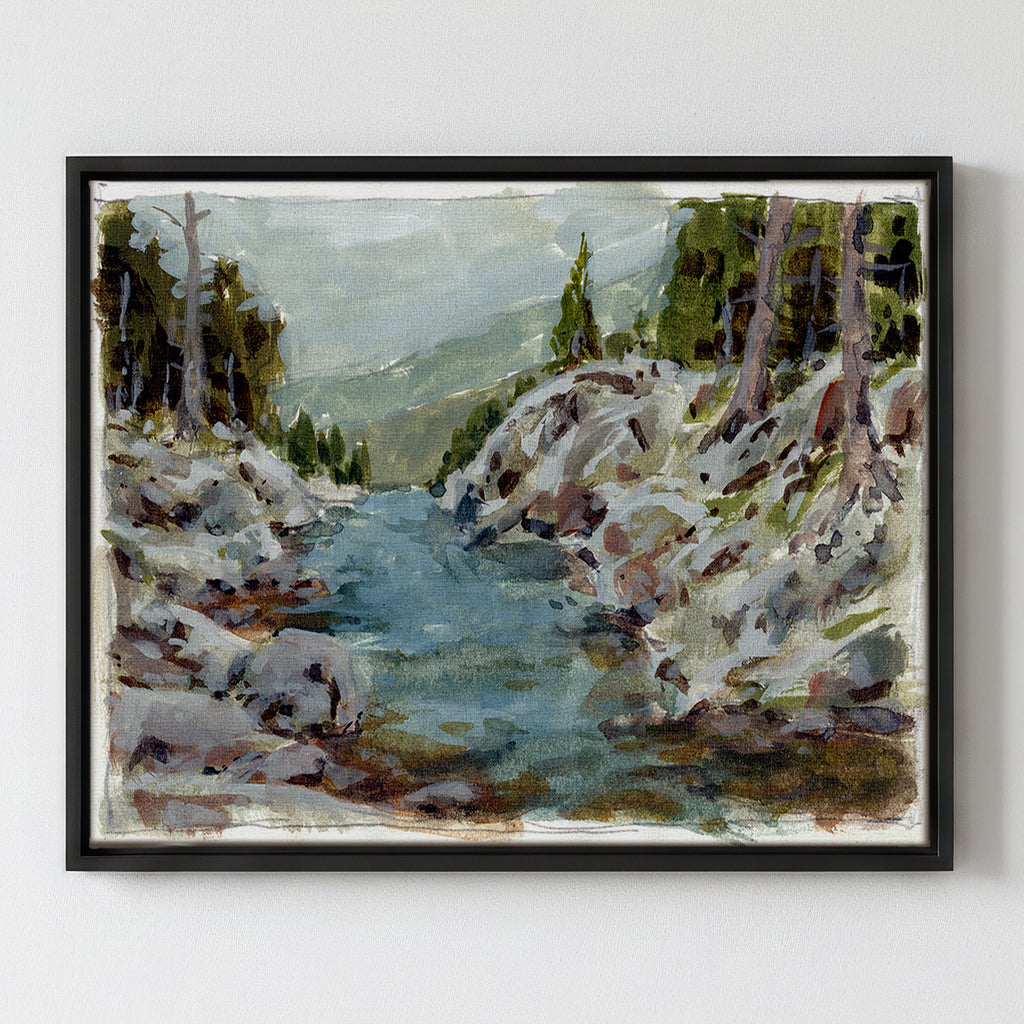 Slick with Silver - Gallery Canvas Print