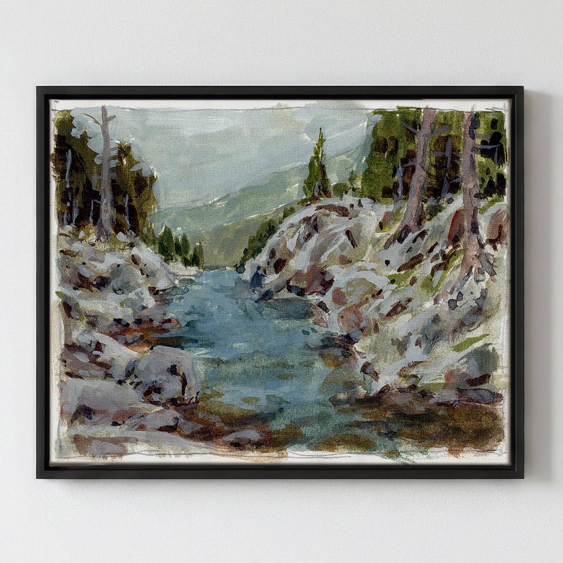 Slick with Silver - Gallery Canvas Print